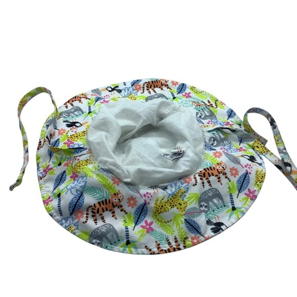 The Original Flap Happy San Diego Zoo Animal Wildlife Alliance Kid Sun Hat Large - Picture 6 of 6